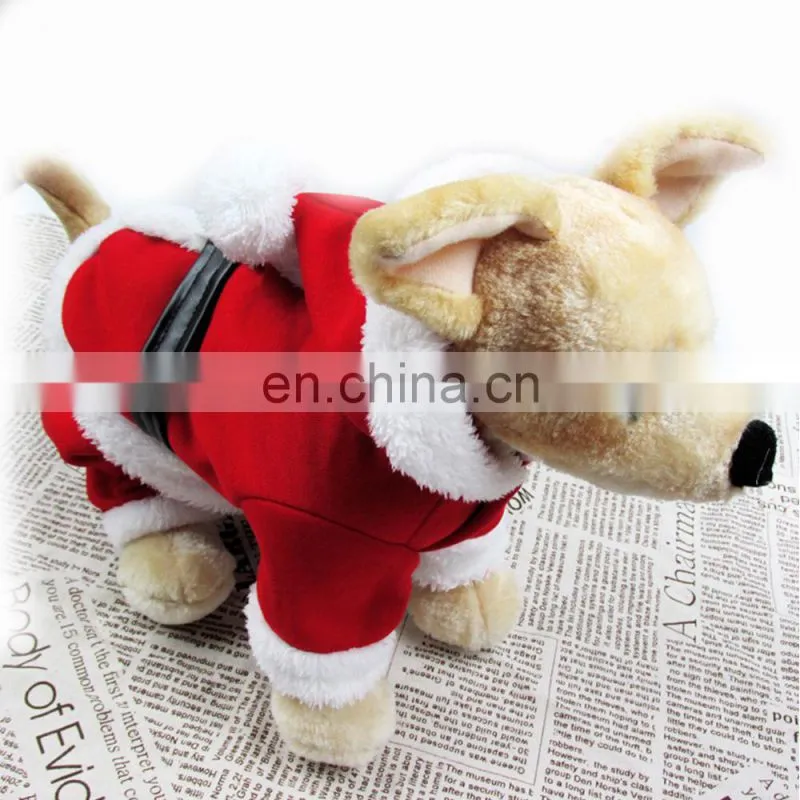 New Year Pet Santa Claus Cloth Dog Christmas Costume