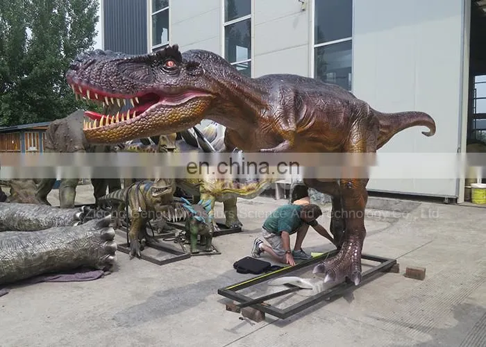High Simulation Fiberglass Dinosaur Tyrannosaurus Rex