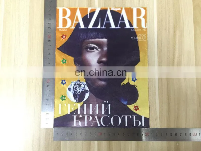 2018 new arrival fashion design heat tranfer printing patch for clothes