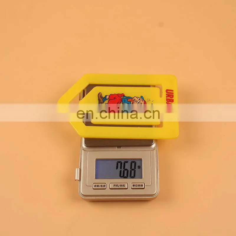 BSCI hot selling plastic advertising paper clips