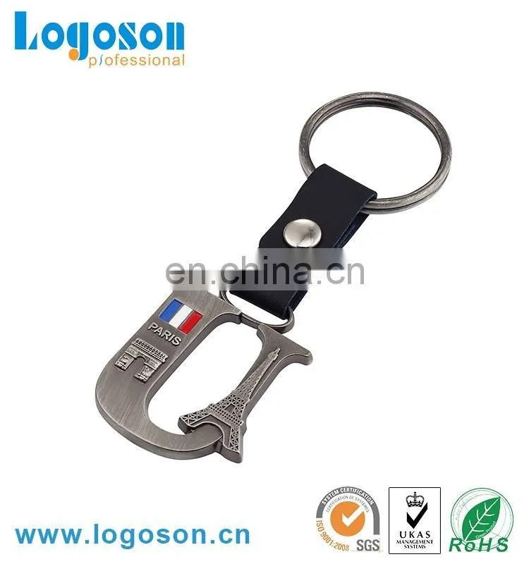 SOUVENIR 3D METAL keyring souveir france keychain