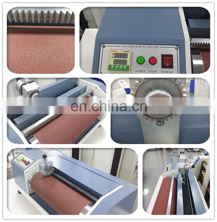 ZONHOW Universal DIN leather wear abrasion friction tester