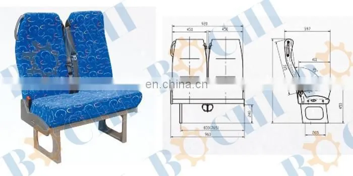 BOCHI CCS ABS Luxurious Passenger Seat
