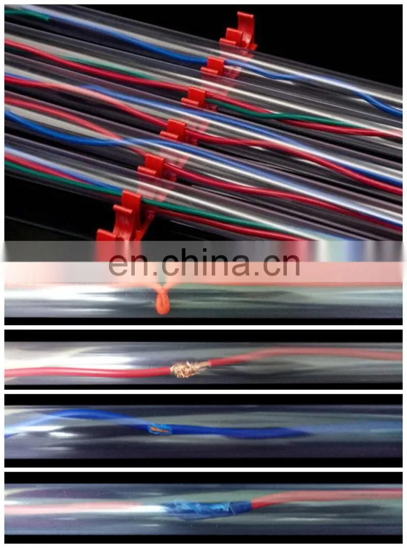 PVC transparent electric conduit pipe making machine production line