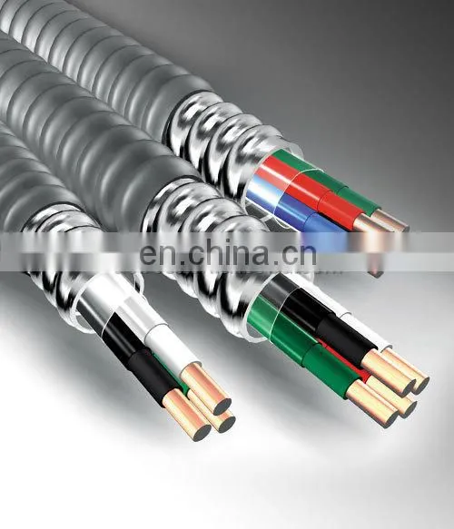 Explosion proof Instrument cable 1pair AWG16 with CORRUGATED METAL ARMOR OF AC Galvanized