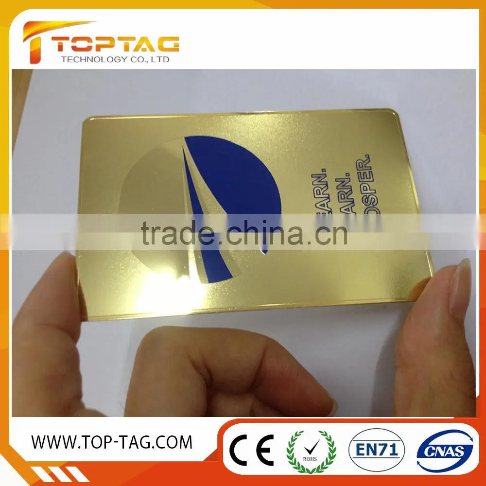 QR code stainless steel business cards/Metal cards (China Manufacturer)