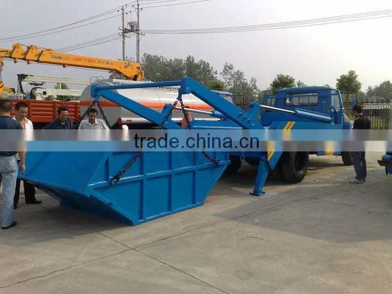 DongFeng 6cubic skip loader garbage truck