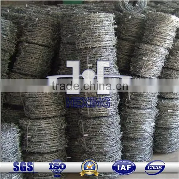 barbed wire e/weight barbed wire (factory & exporter)