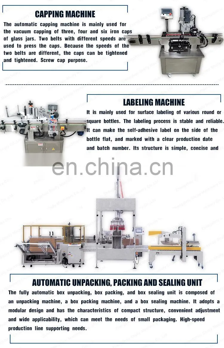 Cream/ Paste/ Sauce/JamHoney/Liquid/Detergent/Shampoo/Oil /Water/Beverage Bottle Filling Capping Labeling machine