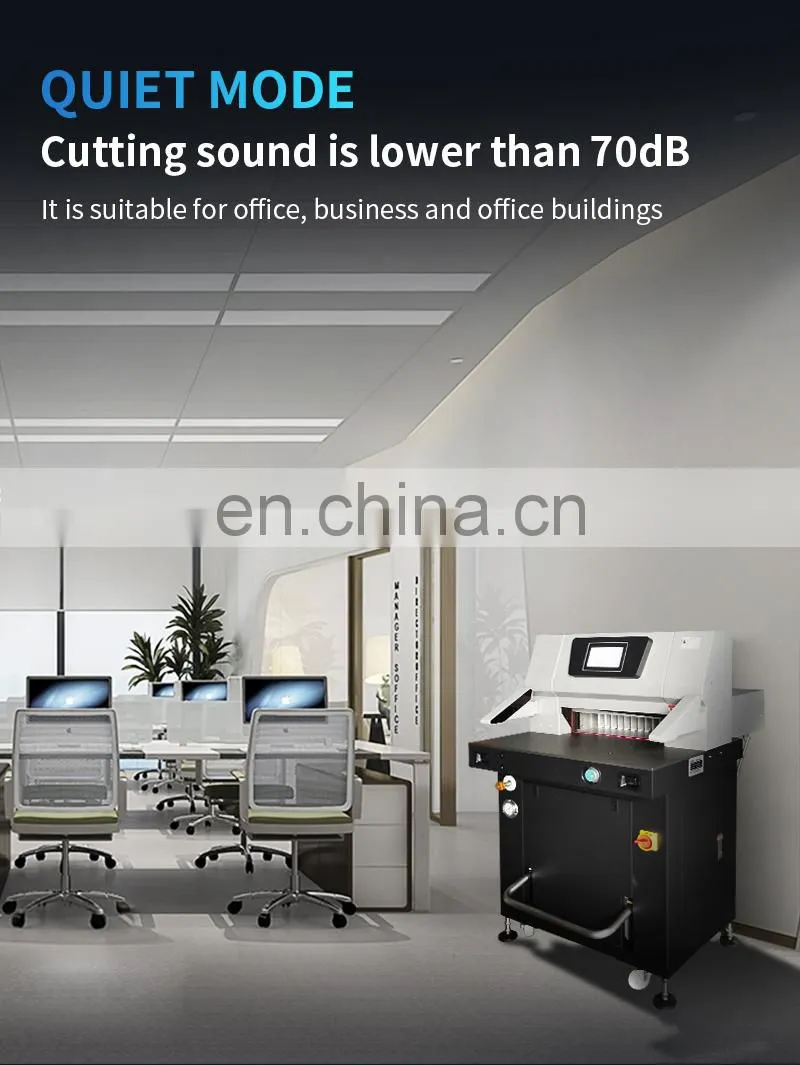 CM5310X Full Automatic High Quality High Speed Guillotine Program Control Hydraulic Heavy Duty Paper Cutter