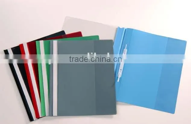 pp/pvc plastic clip report cover a4 office wholesale business clip file folder