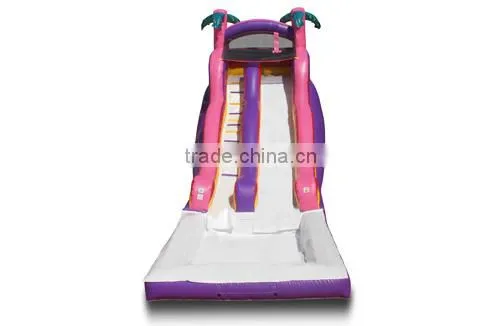 inflatable floating water slide with pool for kids and adults