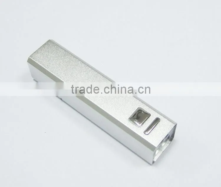 2600mAh smart portable mobile metal power bank for xiaomi