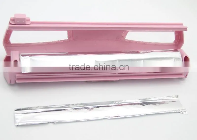 Patent product Plastic wrap and foil paper cutter Safety Plastic Wrap Cutting Dispenser Case Aluminum Foil Paper Wrap Cutter NEW