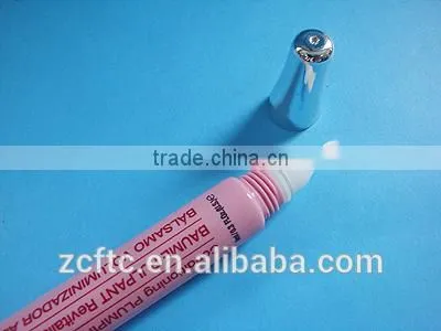 80g cosmetic tube with flip top cap, white printed cosmetic plastic tube for gel and cream