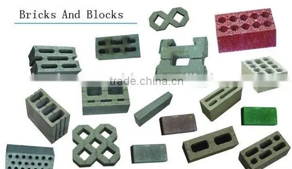 Popular China manufacturer hollow brick making machine, solid brick machine for sale