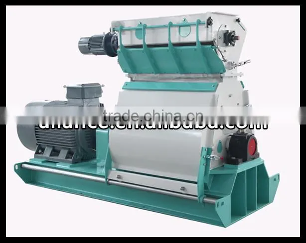 Large capacity 1-5t/h imported bearing stainless steel rice husk grinding machine for biomass pellet mill