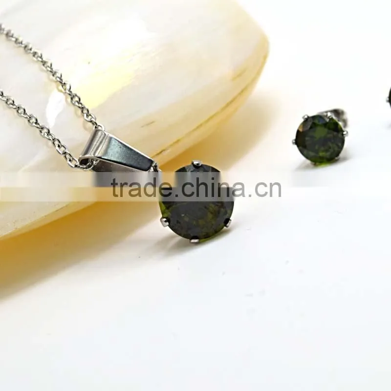 Jewelry Trends 2016 Diamond Earrings Jewelry Stainless Steel Jewerly Set