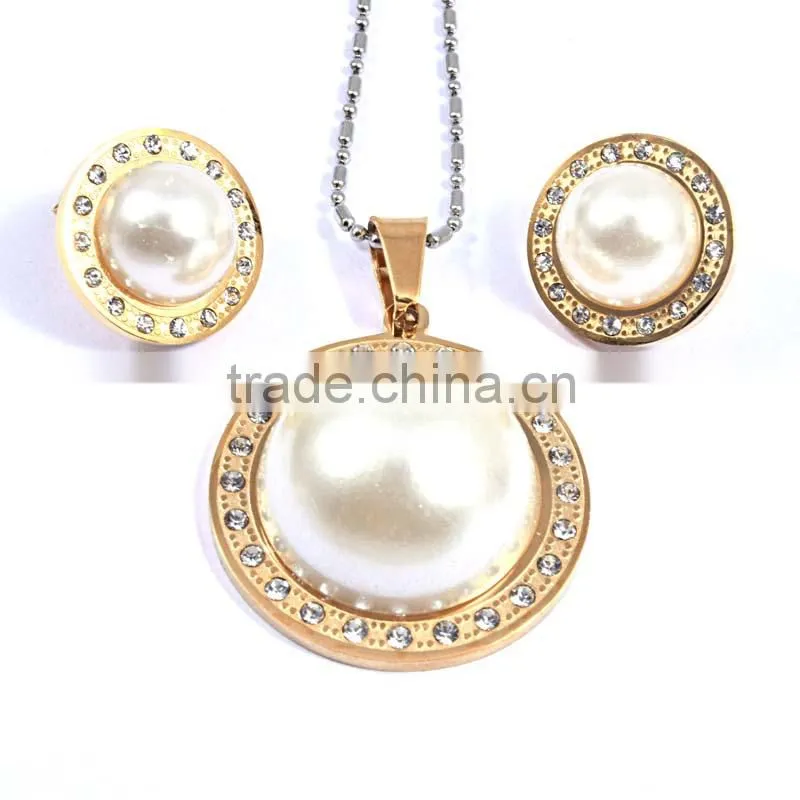Latest Products In Market Pearl Earring Designs Jewerly Sets Women
