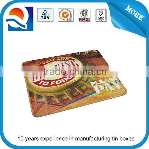 Decorative sevring tin tray painted metal tray supplier
