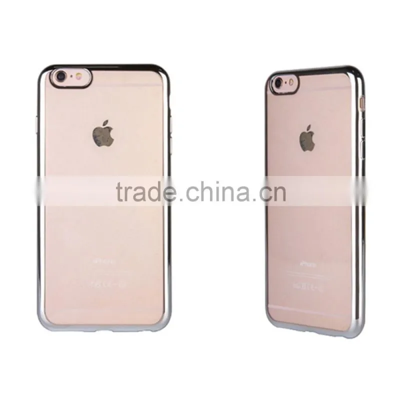 Transparent TPU soft shell case phone for iphone