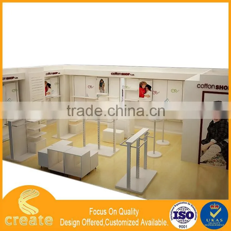 High end children shop furniture garment display stand,clothing store showcase for baby kids garments from China