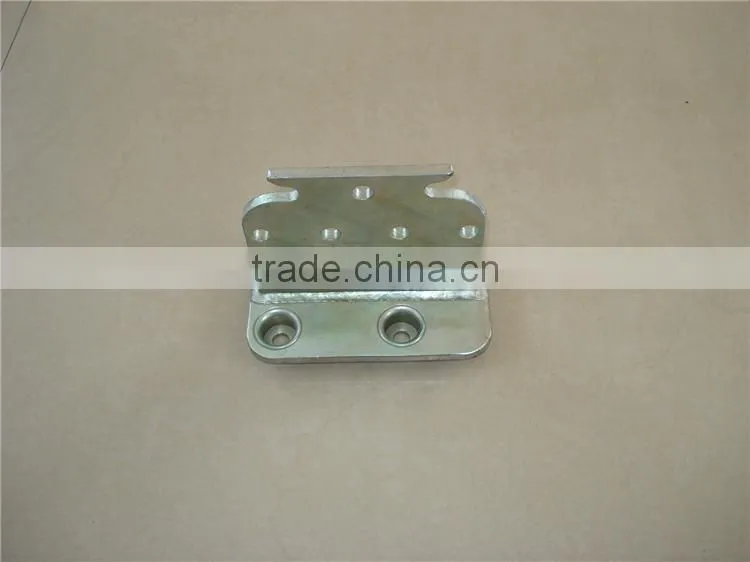 Custom metal connecting brackets for wood