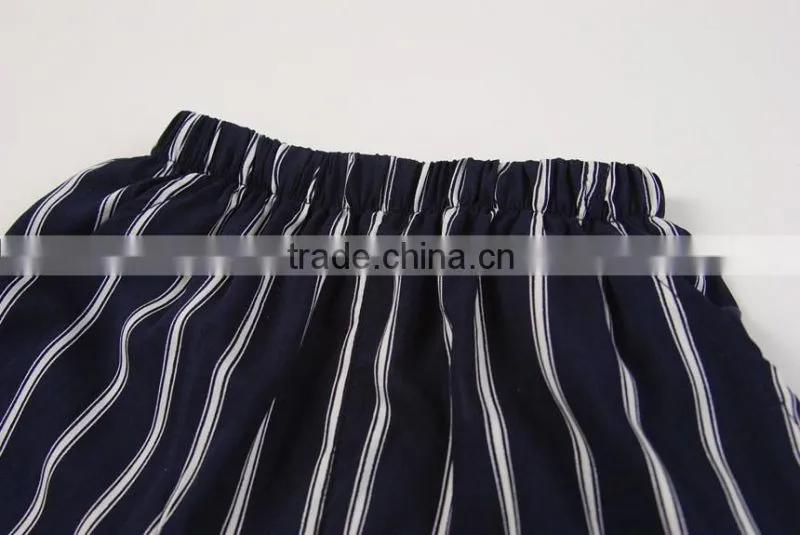 Wholesale Baby Girl Clothes 2016 New Summer Girl Printed Striped Pants Lovely Little Girl Pants