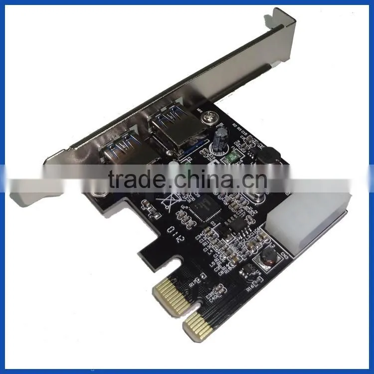 Panto 2-Port PCI-E to USB 3.0 combo 5Gbps Expansion Card adapter for Windows XP/7/8/10