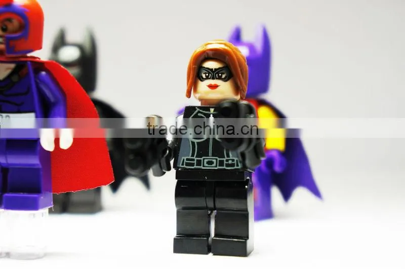 Decool bricks 0184-0189 SuperHero X-men/Ororo Munroe/Magneto/Catwoman/Batman Minifigure Building bricks Blocks Toys