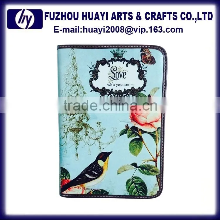 Pu cover b5 size custom leather note book school