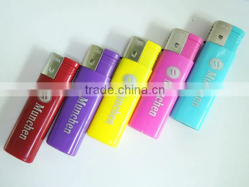 cheapest plastic material windproof flame electronic lighter