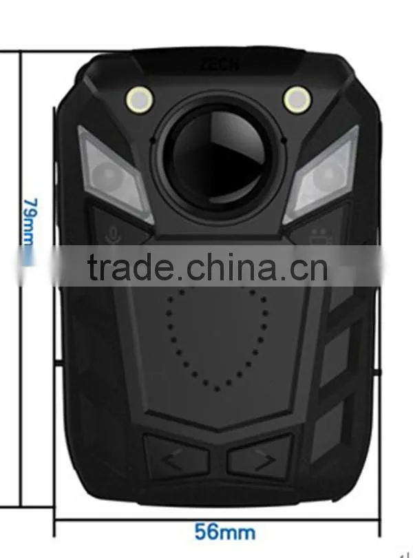 2.0 inch waterproof IP68 hd cctv body camera