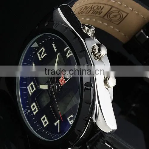 Sports Vogue Watch Watches Mens Wrist Watch Digital Dual Time Zone Wholesale