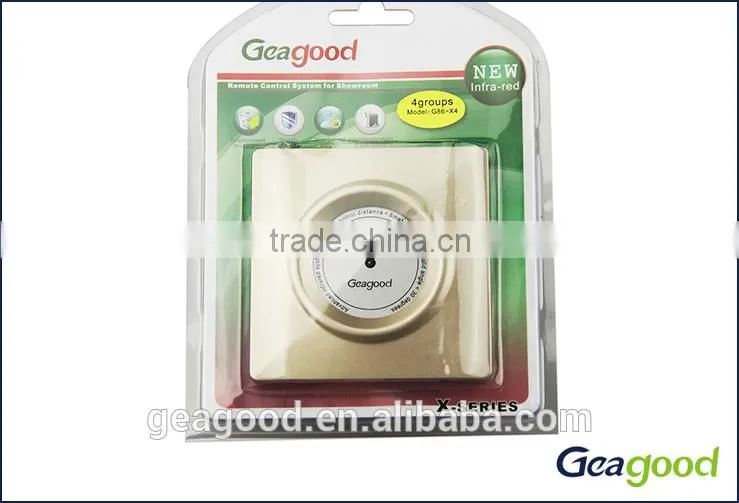 Control four groups simple on off remote control switch