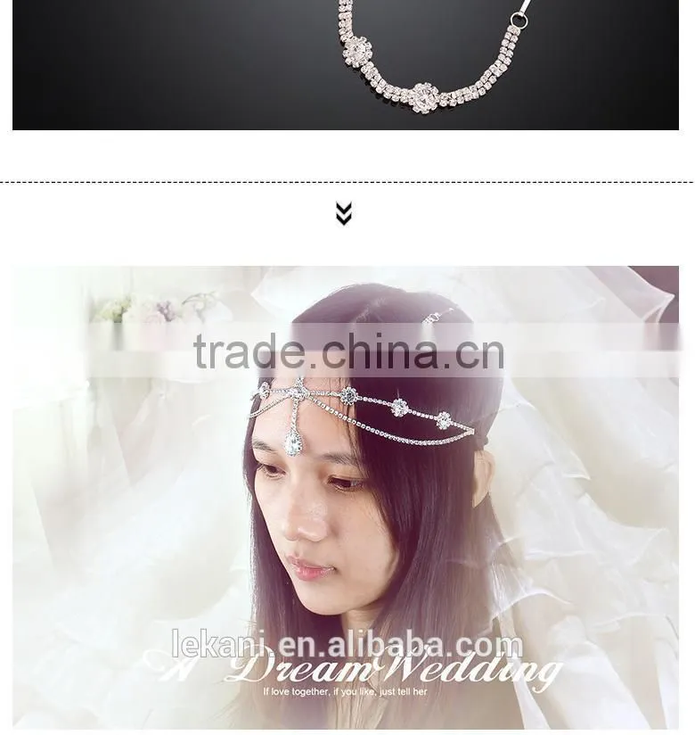 Popular Glass Stone Girls Best Love Indian Head Chain