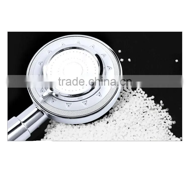 2016top sale Three function Water pressurized ABS shower head