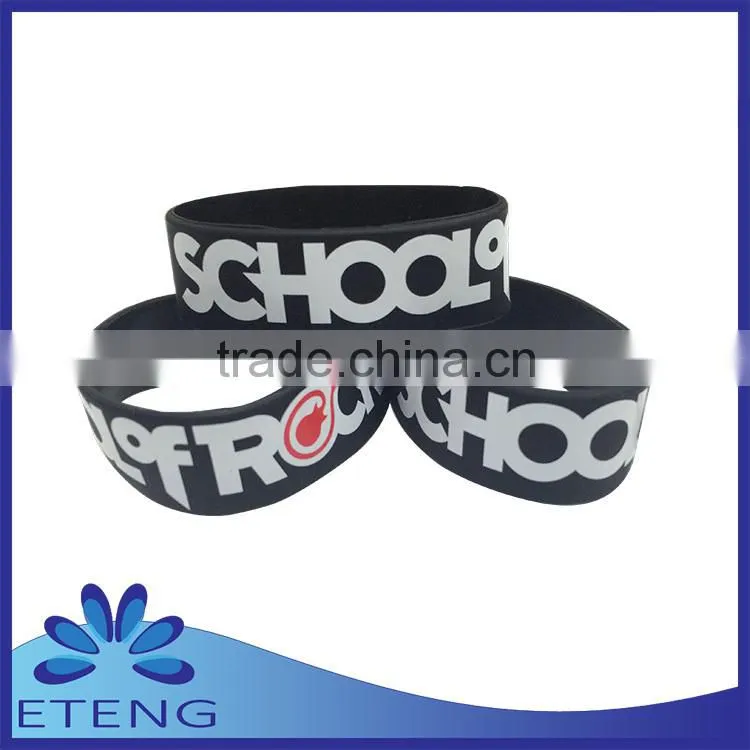 2016 new promotional silicone wristband for give away