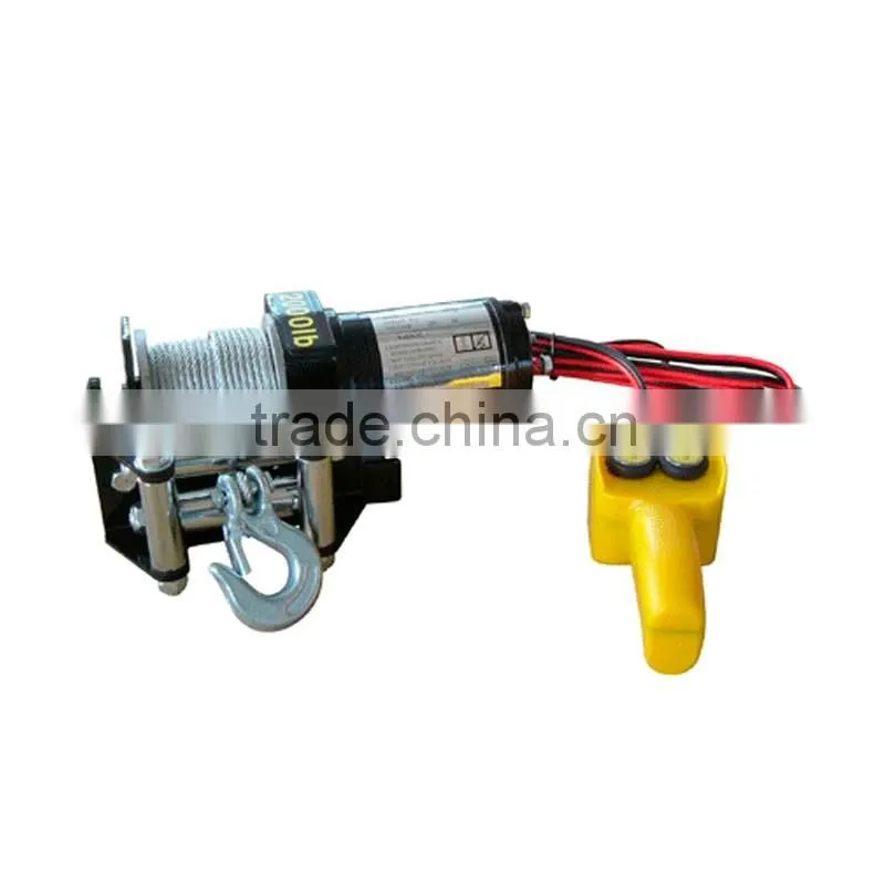 9500lbs/3000lbs mini 12v electric winch rope