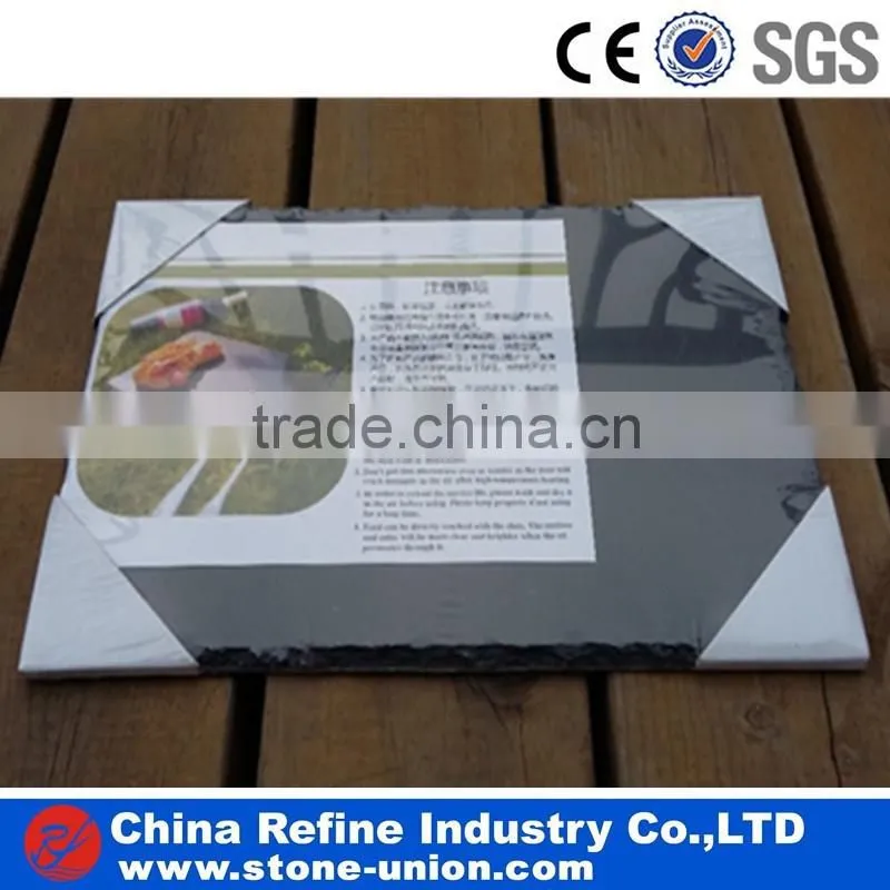 Square shape slate bread board