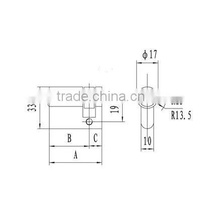 sliding bathroom door lock with half cylinder for emergency