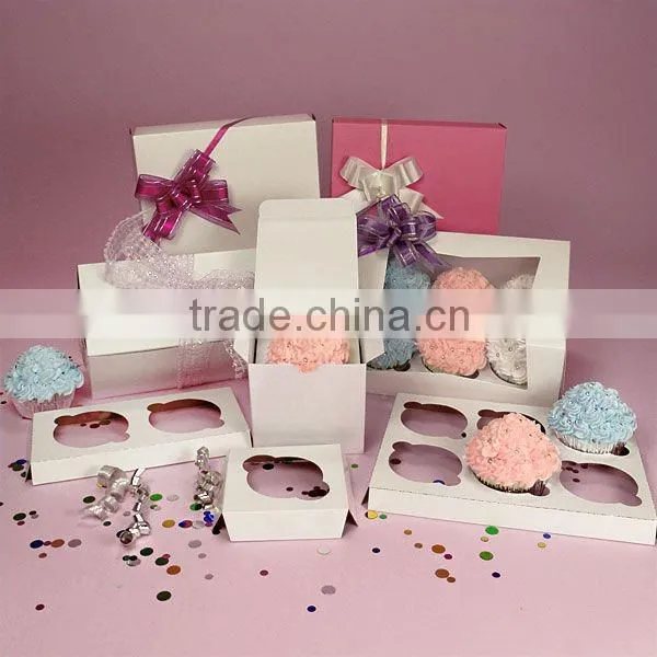 white pop Cupcake Box