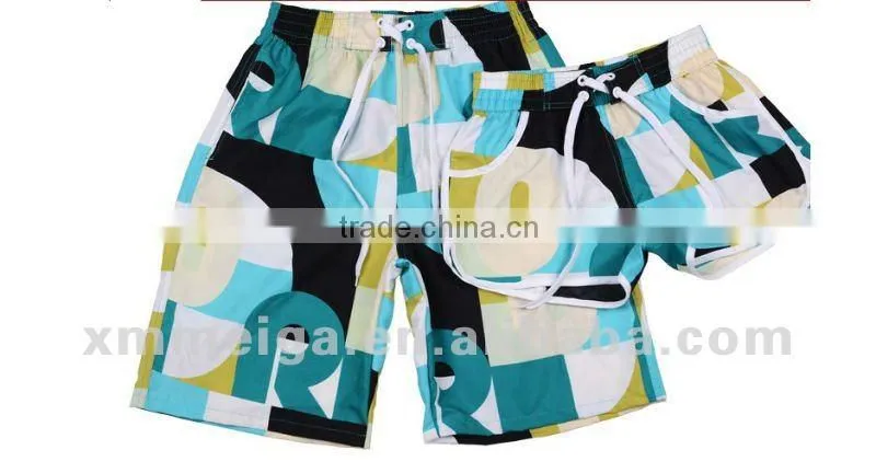 Surfing board shorts for men full printing