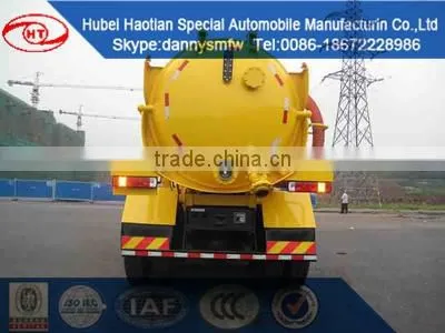 Shock low price new heavy 4x2 sewage suction truck,fecal suction truck for sale