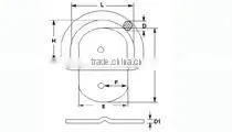 Hot Sale High Quality Metal Zinc Plated Dee Ring