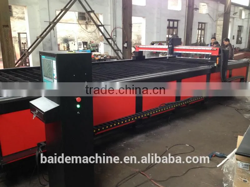 Plasma cutting machine to cut steel plate CNC plasma cutting machine with professinal automatic nesting software