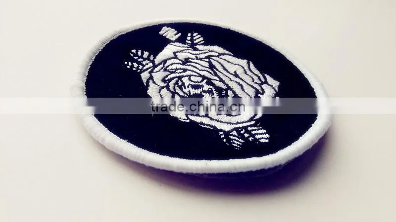 china garment accessory factory wholesale embroidery patches for clothing