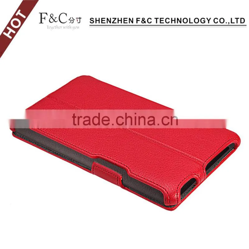 High quality anti-shocked leather case cover for ASUS ZenPad C 7.0 with multiple view angles