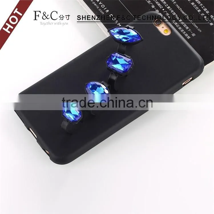 full body phone case for iphone 6 luxury protective diamond cell phone case for iphone 6