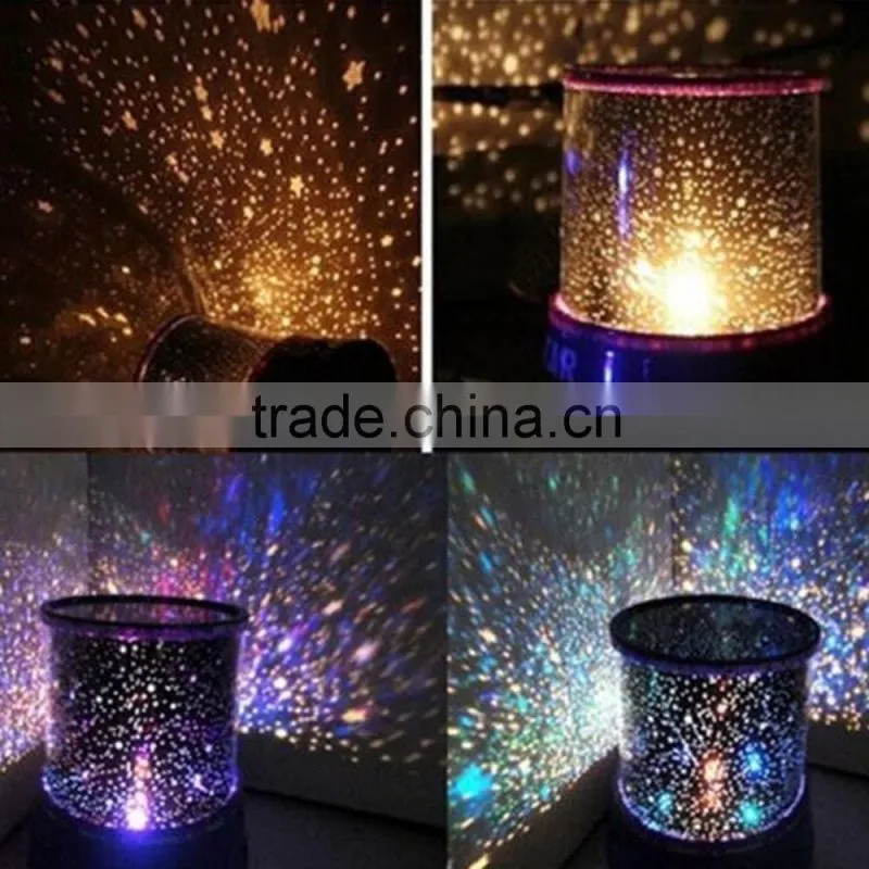 2016 Amazing 4.5V LED Star Light Star Master Night Romatic Gift Cosmos Star Sky Master Projector Starry Night Light Lamp